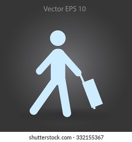 Traveler vector illustration