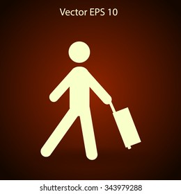 Traveler vector illustration