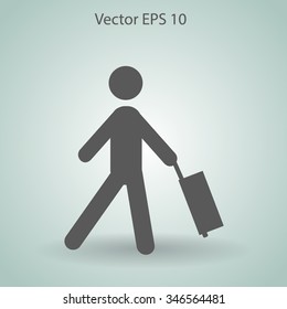 Traveler vector illustration