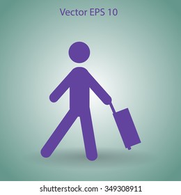 Traveler vector illustration