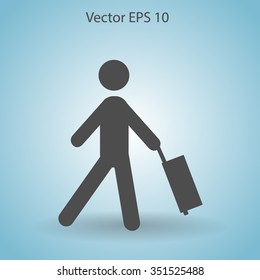 Traveler vector illustration