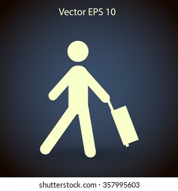 Traveler vector illustration