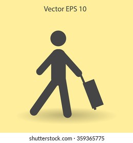 Traveler vector illustration