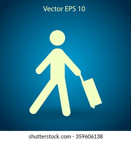 Traveler vector illustration