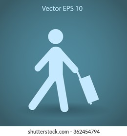 Traveler vector illustration