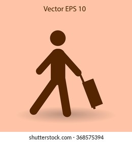 Traveler vector illustration