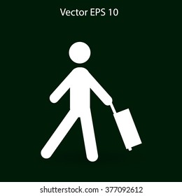 Traveler vector illustration