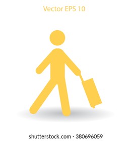 Traveler vector illustration
