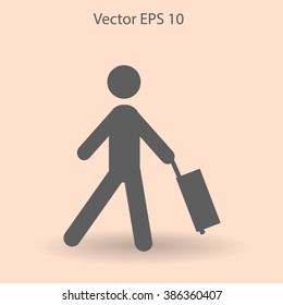 Traveler vector illustration
