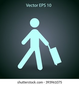 Traveler vector illustration