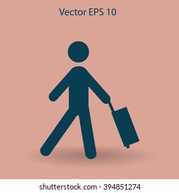 Traveler vector illustration