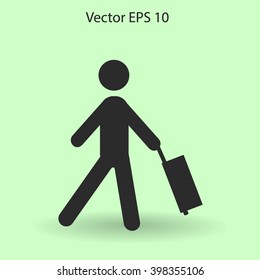 Traveler vector illustration