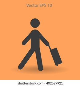Traveler vector illustration