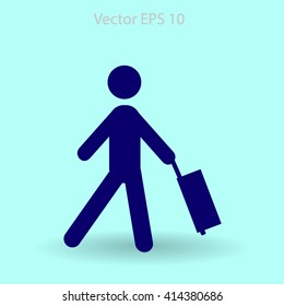 Traveler vector illustration