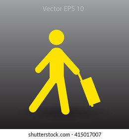 Traveler vector illustration