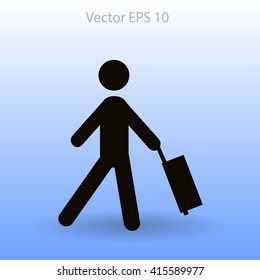Traveler vector illustration