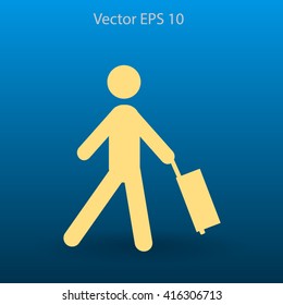 Traveler vector illustration