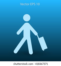 Traveler vector illustration