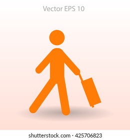 Traveler vector illustration