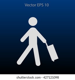 Traveler vector illustration