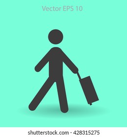 Traveler vector illustration