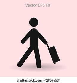 Traveler vector illustration