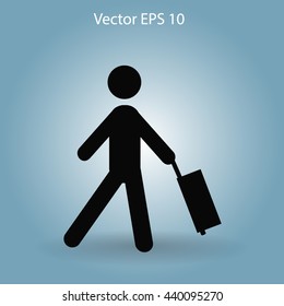 Traveler vector illustration
