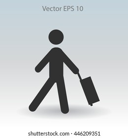 Traveler vector illustration