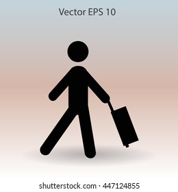 Traveler vector illustration