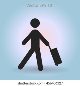 Traveler vector illustration