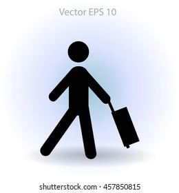 Traveler vector illustration