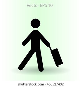 Traveler vector illustration