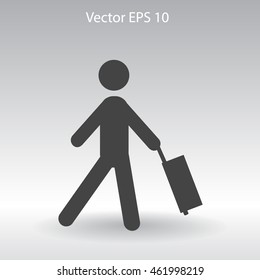 Traveler vector illustration