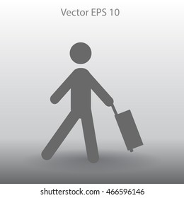 Traveler vector illustration