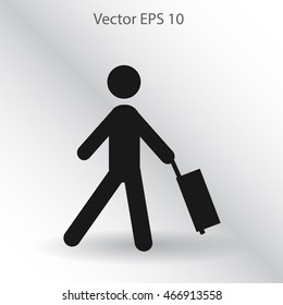Traveler vector illustration