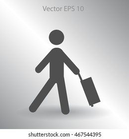 Traveler vector illustration