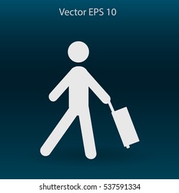 Traveler vector illustration