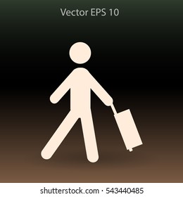 Traveler vector illustration
