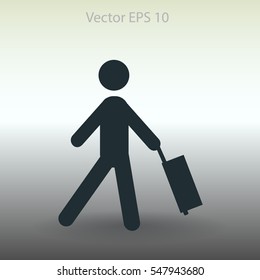 Traveler vector illustration