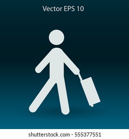 Traveler vector illustration