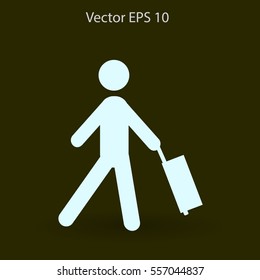 Traveler vector illustration