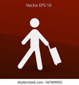 Traveler vector illustration