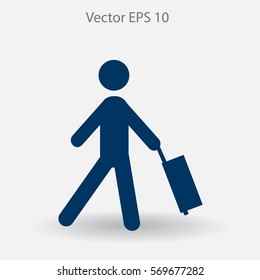 Traveler vector illustration