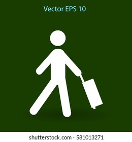 Traveler vector illustration