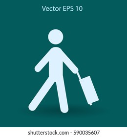 Traveler vector illustration