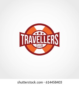 Travelers Logo Design Vector
