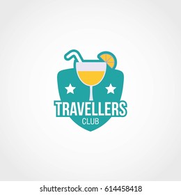 Travelers Logo Design Vector