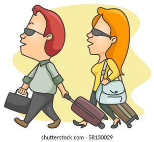 Travelers - Vector