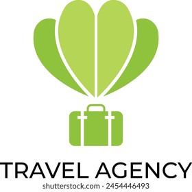 traveling agency logo, Travel, tourism agency logo design,  air balloon logo