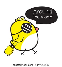 Traveling around the world of chicken cartoons.